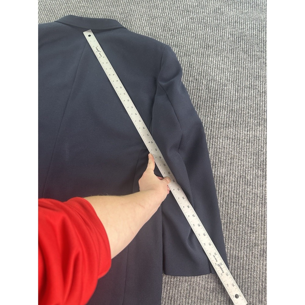 Vintage Stafford Blazer 50 L Blue Wool Premium University Golden Button Logo - Picture 5 of 14